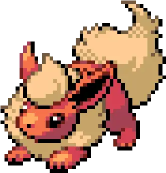  Flareon Flareon Sprite Black And White Png Flareon Transparent