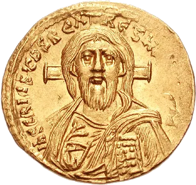  Christ Pantocrator Coin Christ Pantocrator Bytantine Coins Png Coin Png