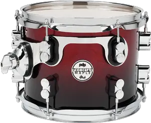  Drum Workshop Pdcm0810strb Pdp Concept Maple Red To Pdp Concept Maple Snare Red To Black Png Black Fade Png