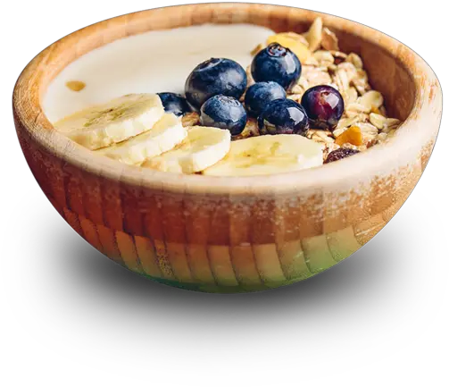  Download Background Porridge Oatmeal Granola Yoghurt Banana Blueberries Png Oatmeal Png