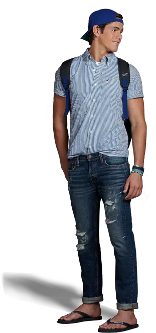  Dudes California Icon Summer Hollistercocom Standing Png Male Fashion Icon