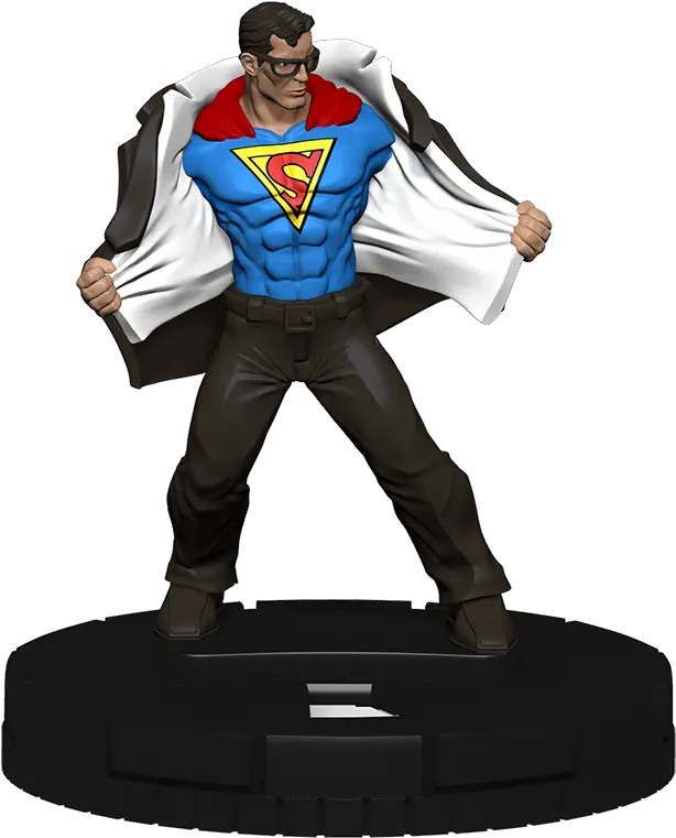  Dc Heroclix Supermanwonder Woman Single Figure Dc Heroclix Superman Png Roy Mustang Icon