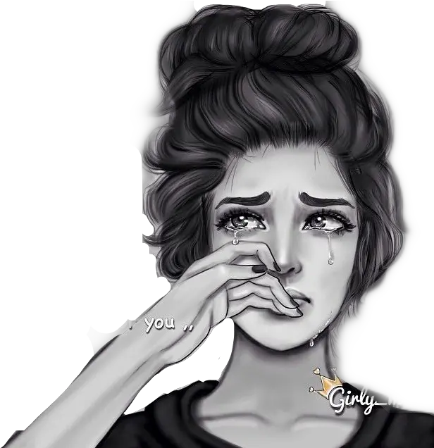  Tumblr Sad Girl Posted By Sarah Mercado Crying Sad Alone Girl Png Tumblr Girl Icon