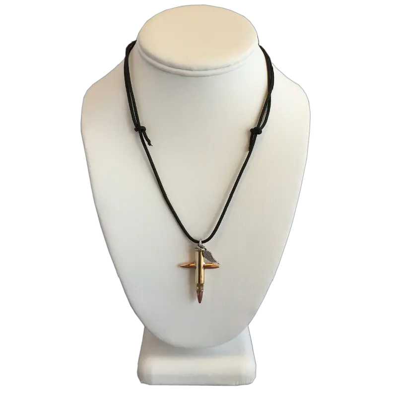  Download Hd Small Bullet Cross Necklace Locket Png Cross Necklace Png