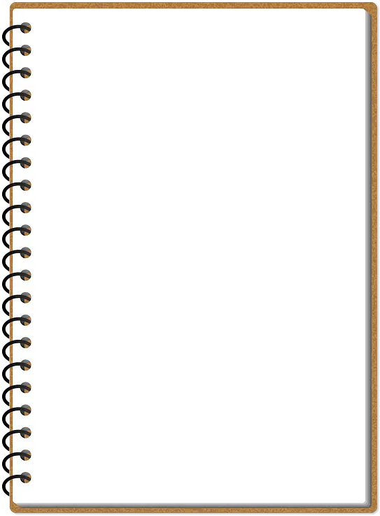  Clipart Paper Png Notebook Clipart Png