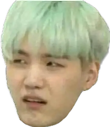  Download Suga Agustd Btssuga Bts Memesuga Yoongi Minyoongi Suga Face Transparent Background Png Yoongi Png