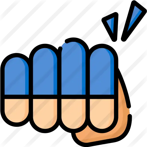  Punch Free Gestures Icons Fist Png Punch Icon Png