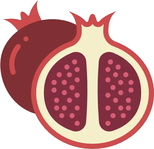  Pomegranate Free Food Icons Pomegranate Flat Png Pomegranate Png