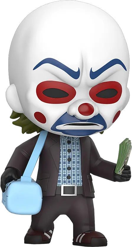  Pop Joker Bank Robber Hd Png Download Dark Knight Trilogy Cosbaby The Joker Joker Mask Png