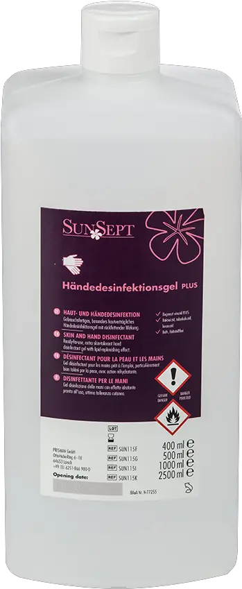  Hand Disinfectant Gel Plus Sunsept Plastic Bottle Png Dio Hair Png