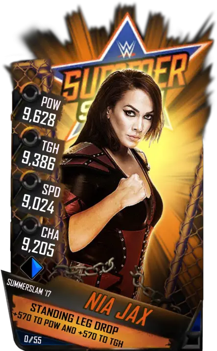  Nia Jax Finn Balor Wwe Supercard Png Nia Jax Png