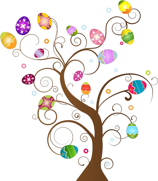  Border Free Download Best Easter Egg Tree Clipart Png Easter Border Png