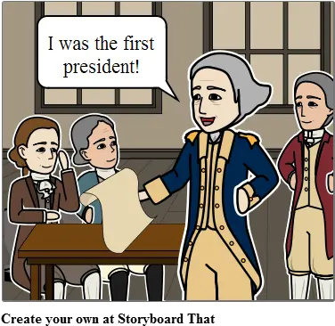  George Washington Example Storyboard By Anna Warfield Cartoon Png George Washington Png