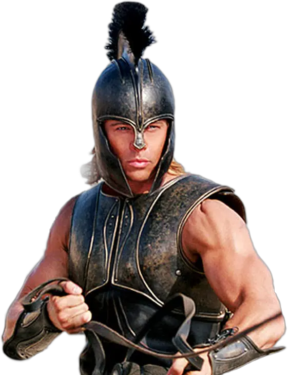  Brad Pitt Brad Pitt Achilles Helmet Transparent Png Brad Pitt Achilles Brad Pitt Png