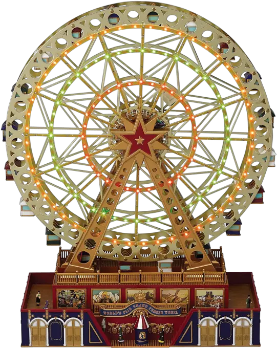  Fair Grand Ferris Wheel Music Box Mr Christmas Ferris Wheel Png Ferris Wheel Png