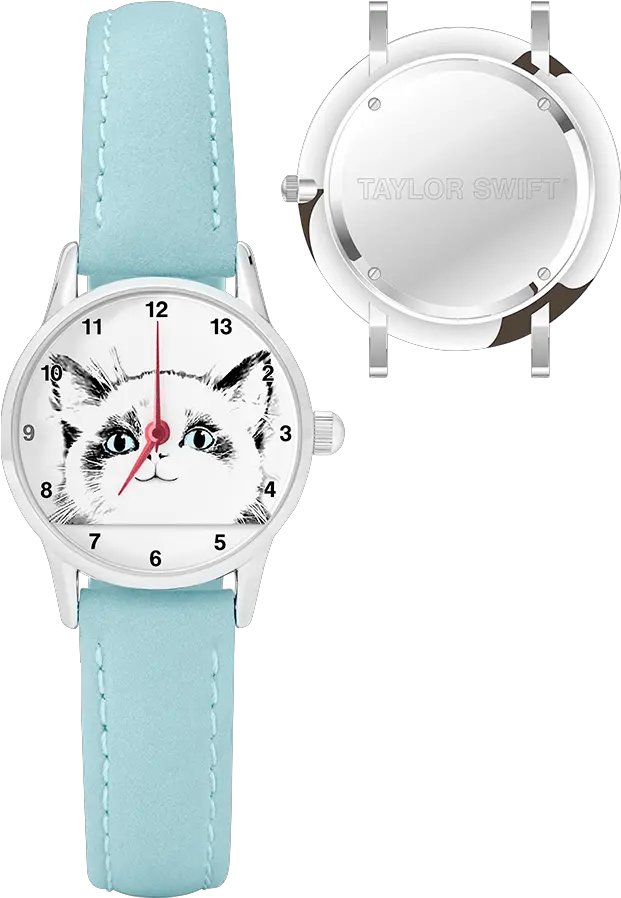  Wristwatch With Cat Design Digital Album Watch Strap Png Taylor Swift Png