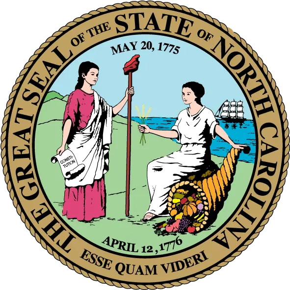  Court Clipart Magistrate North Carolina State Seal Png North Carolina State Seal Certificate Seal Png