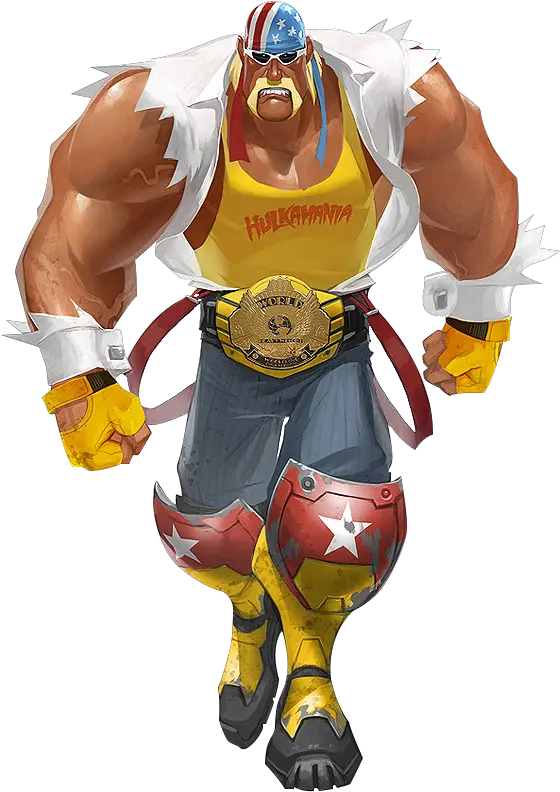  Hulk Hogan Wwe Game Concept Art Png Hulk Hogan Png