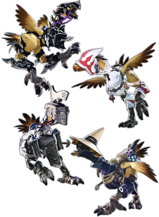  A Realm Reborn Ffxiv Chocobo Paladin Barding Png Chocobo Png