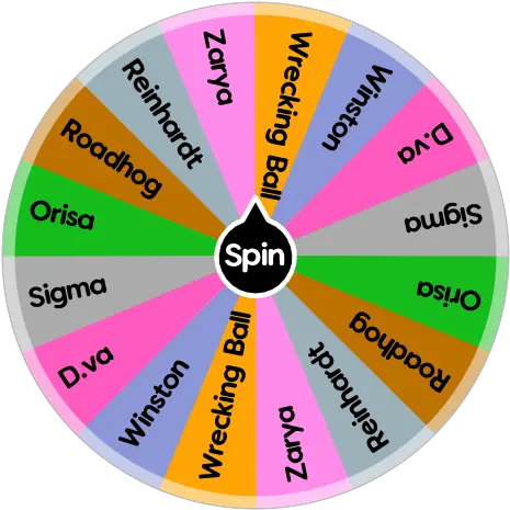  Overwatch Tank Spin The Wheel App Circle Png Orisa Png