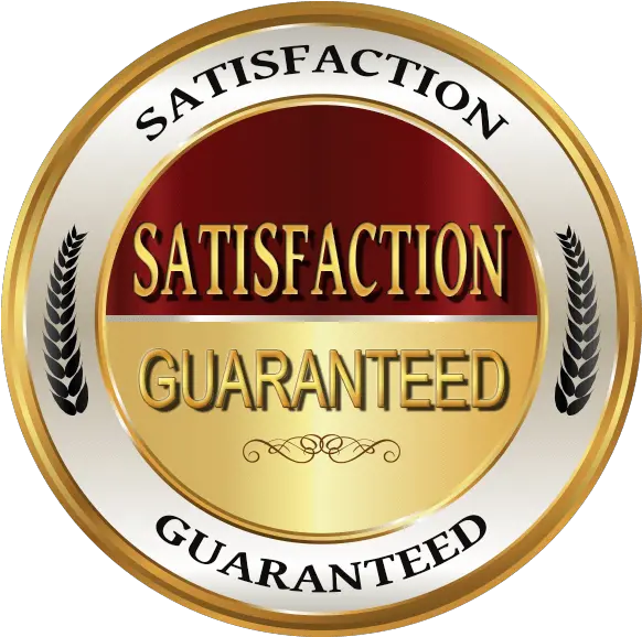  Satisfaction Guaranteed Label Png Satisfaction Guaranteed Logo