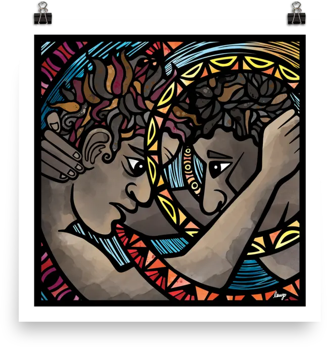  Tangled Blessing Print Jacob Wrestling U2014 A Sanctified Art Png