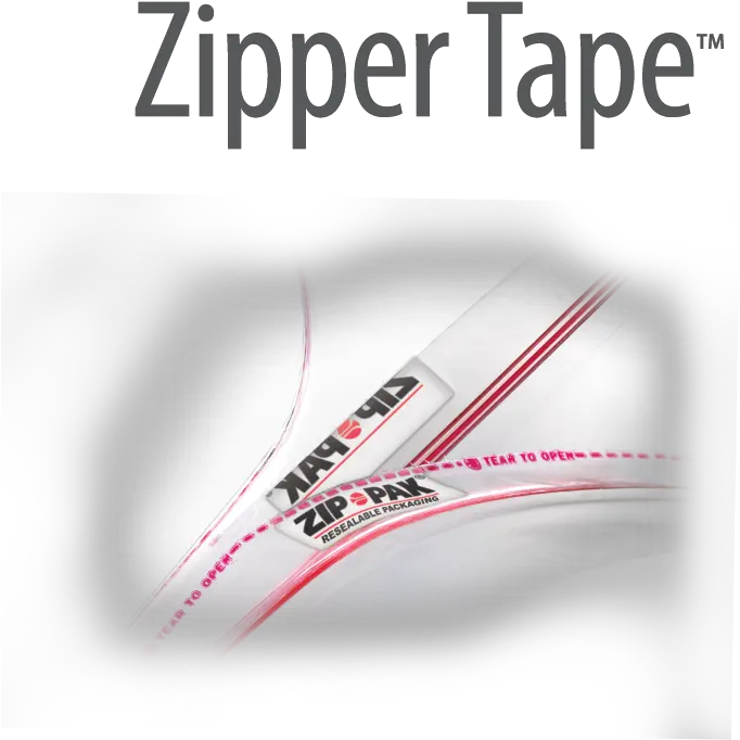  Zipper Tape Resealable Packaging Solution Zip Pak Vertical Png Zipper Transparent