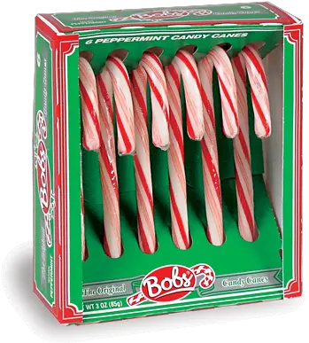  Download Bobu0027s Original Red U0026 White Candy Canes For Fresh Candy Cane Box Png Candy Canes Png