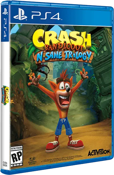  Crash Bandicoot Is Crash Bandicoot N Sane Trilogy 3d Box Png Crash Bandicoot Transparent