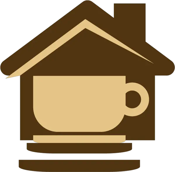  House Icon With A Coffee Cup Clipart Full Size Clipart Coffee House Icon Png Cafe Icon Png