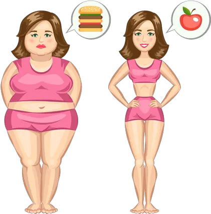  Png Cartoon Fat To Slim Fat Png