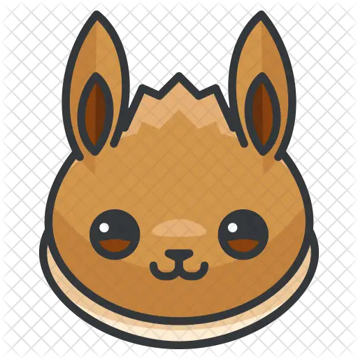  Eevee Icon Of Colored Outline Style Icons Pokemon Png Eevee Png