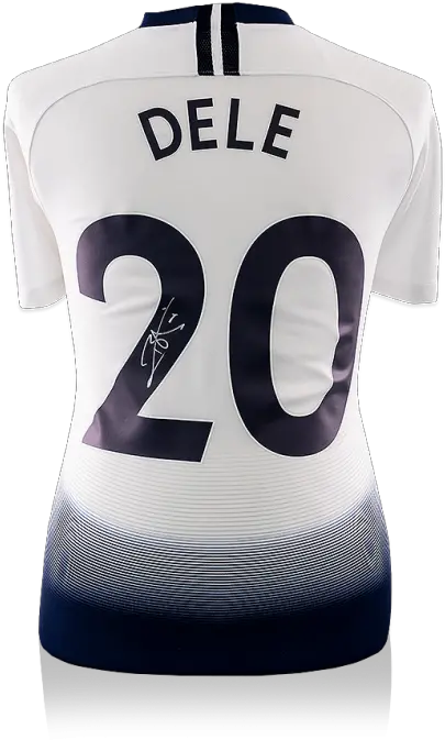  Dele Alli Back Signed Tottenham Hotspur Maillot De Dele Alli Png Spurs Icon