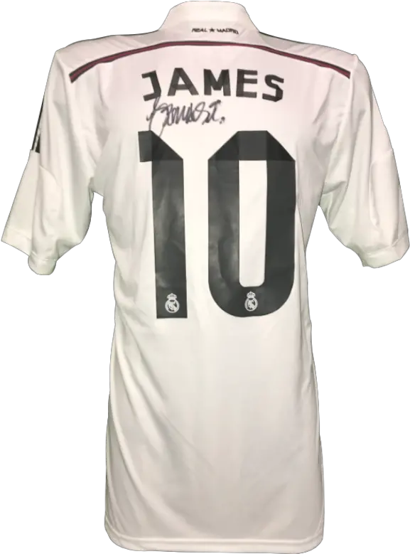  James Rodriguez Signed Real Madrid Shirt T Shirt James Rodriguez Png James Rodriguez Png