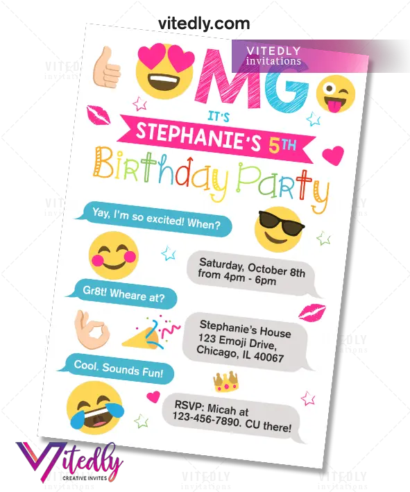  Emoji Invitation Invite Happy Png Party Emoji Transparent