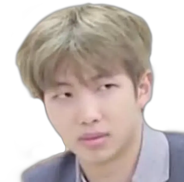  Why Is It That Btsu0027 Boy With Luv One Of The Most Hated Kim Namjoon Bts Meme Face Png Namjoon Icon