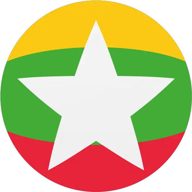  Myanmar Round Flag Icon Png Transparent Freepngdesigncom Flag Of Myanmar Flag Icon