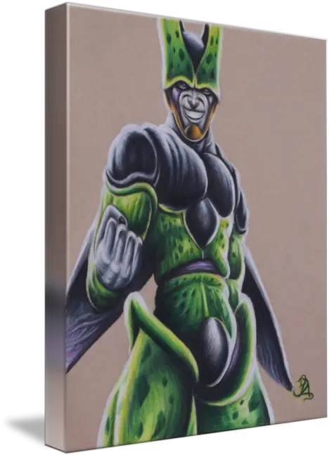  Perfect Cell Drawing By Vinceartz Vince Artz Supervillain Png Perfect Cell Png