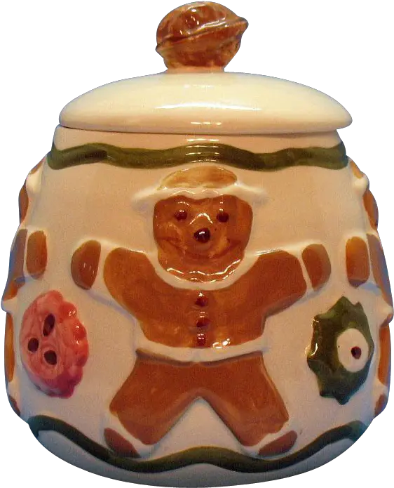  Cookie Jar Png Picture Antique Cookie Jar With Gingerbread Man Cookie Jar Png