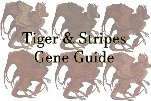  Tiger U0026 Stripes Gene Guide Guides Flight Rising Illustration Png Tiger Stripes Png