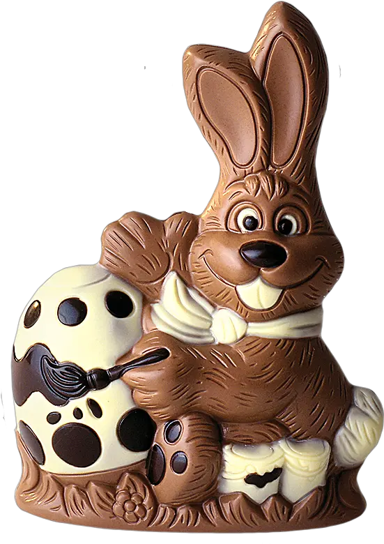  Download Figurine Easter Bunny Animal Chocolate Hq Image Chocolate Bunny Png Chocolate Bunny Png