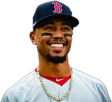  Mookie Betts Transparent Background Png Arts Baseball Player Baseball Cap Transparent Background