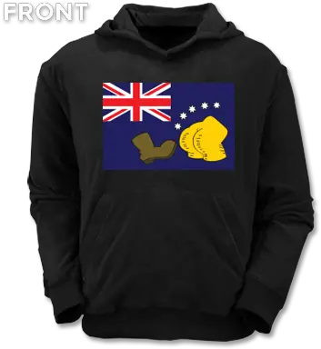  The Boot Australian Flag Hoodie Hoodie Png Australia Flag Png