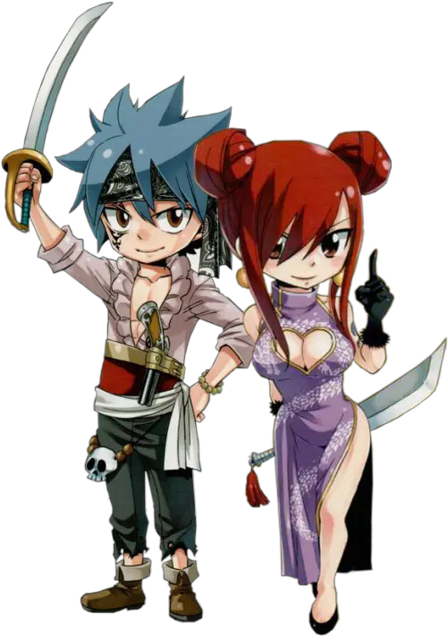  Main Fairy Tail Jerza Chibi Png Fairy Tail Transparent