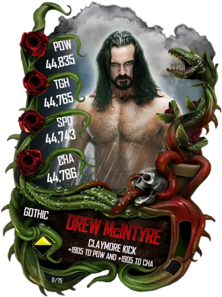  Drew Mcintyre Wwe Supercard Samoa Joe Spring Card Png Drew Mcintyre Png