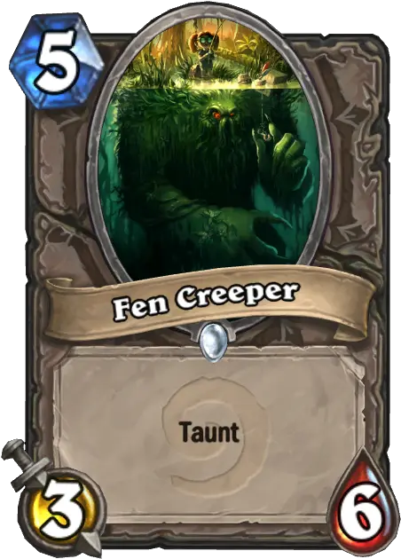  Fen Creeper Hearthstone Card Statistics Hsreplaynet World Of Warcraft Art Png Creeper Png