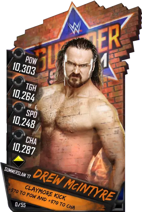  Drew Mcintyre Alexa Bliss Wwe Supercard Png Drew Mcintyre Png