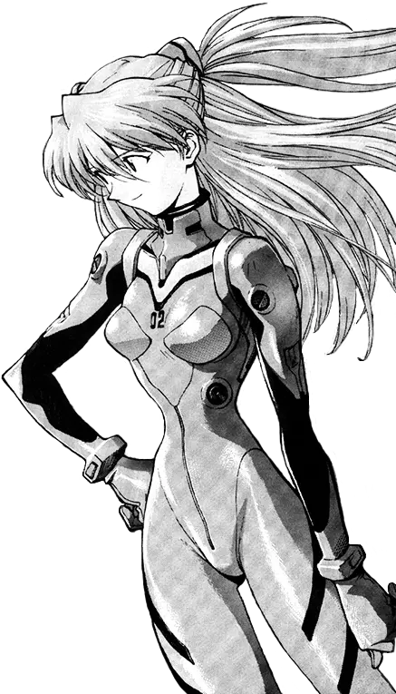  Asuka Manga Art Neon Genesis Evangelion Manga Png Asuka Transparent