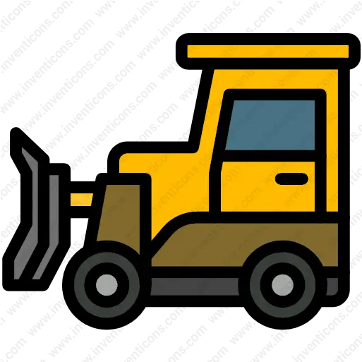  Download Skid Steer Vector Icon Inventicons Vertical Png Construction Equipment Icon