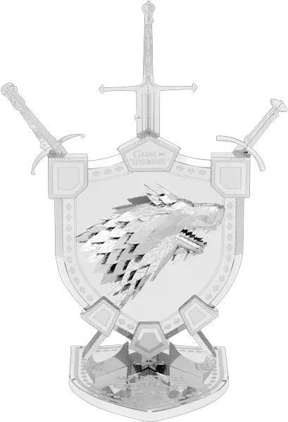  Got House Stark Sigil House Stark Sigil Iron Png Targaryen Sigil Png